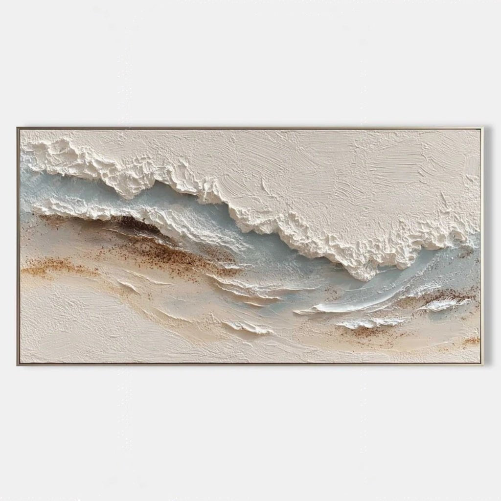 3D Textured Coastal Abstract Wall Art CZ0033 - Viral Wall Art